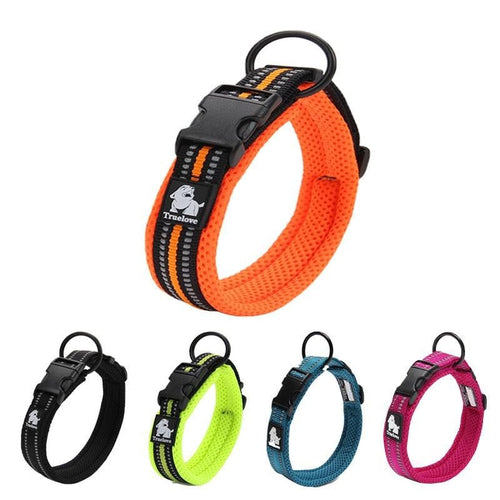 Reflective Mesh Padded Dog Collar Pet Collars & Harnesses BestPet 